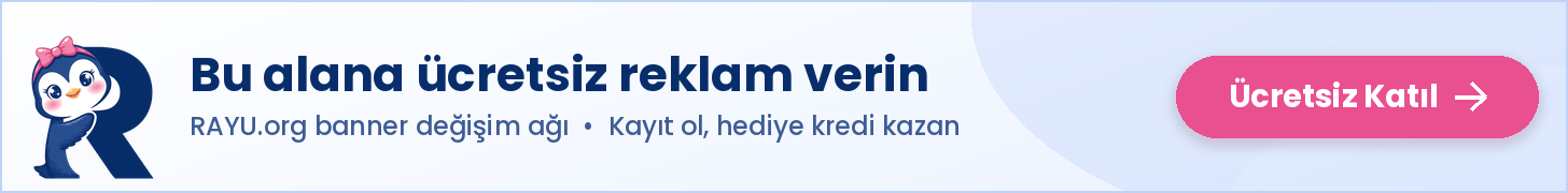 RAYU.org — Bu alana ücretsiz reklam verin