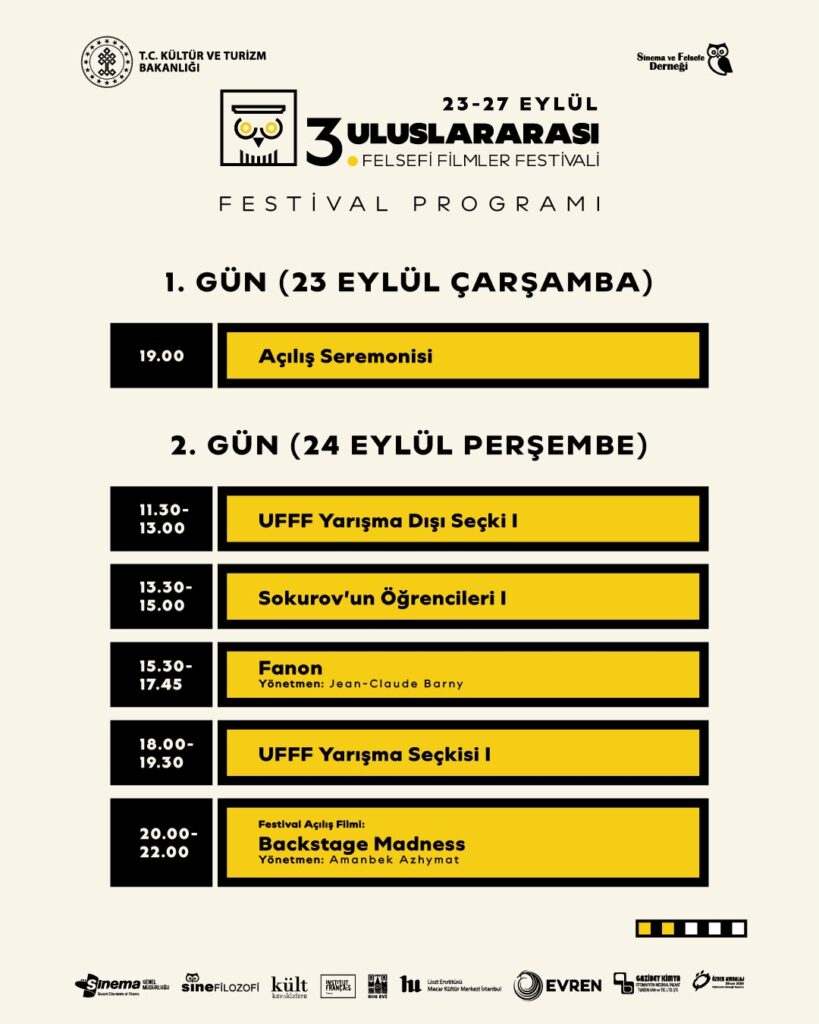 Sinema ve Felsefenin Buluşması: 3. Uluslararası Felsefi Filmler Festivali Başlıyor