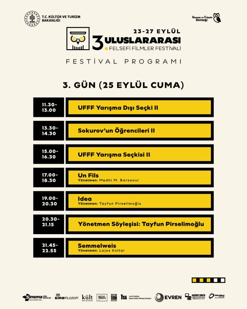Sinema ve Felsefenin Buluşması: 3. Uluslararası Felsefi Filmler Festivali Başlıyor