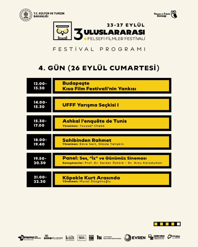 Sinema ve Felsefenin Buluşması: 3. Uluslararası Felsefi Filmler Festivali Başlıyor