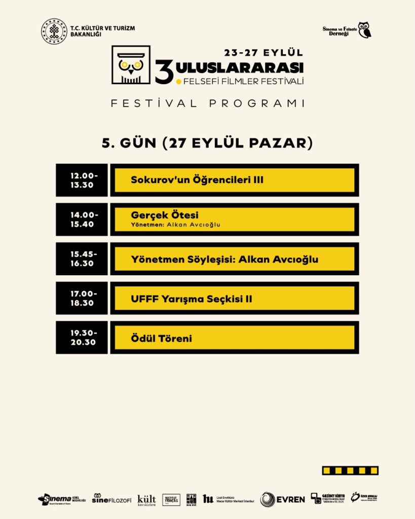 Sinema ve Felsefenin Buluşması: 3. Uluslararası Felsefi Filmler Festivali Başlıyor