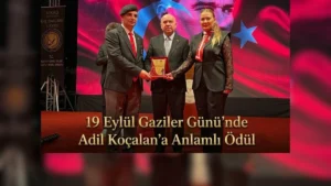 19 Eylül Gaziler Günü’nde Adil Koçalan’a anlamlı ödül