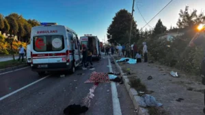 Akçakoca'da bir TIR patpat aracına çarptı: 4 kişi öldü, 9 kişi yaralandı