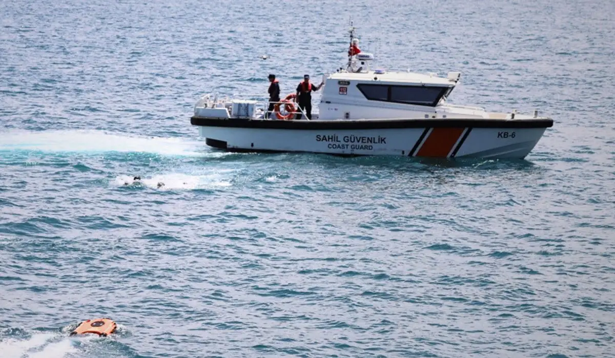 Sahil Güvenlik Drone ile bulup boğulmaktan kurtardı
