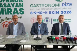 "Gastronomi Rize" günleri 8-11 Ekim tarihleri arasında Rize’de başlıyor…